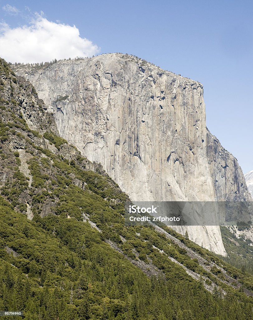 Yosemite National Park, dem El Capitan - Lizenzfrei Amerikanische Sierra Nevada Stock-Foto