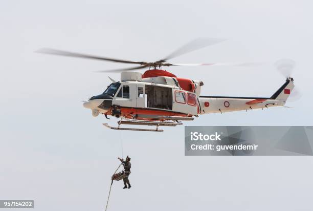 Helicopter Rescue Stock Photo - Download Image Now - Rescue, Helicopter, Medevac