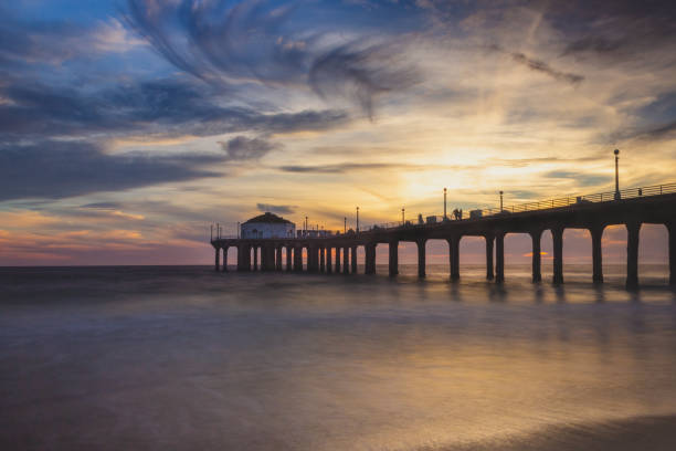 istock Stunning Sunset at Manhattan Beach Pier 957155740