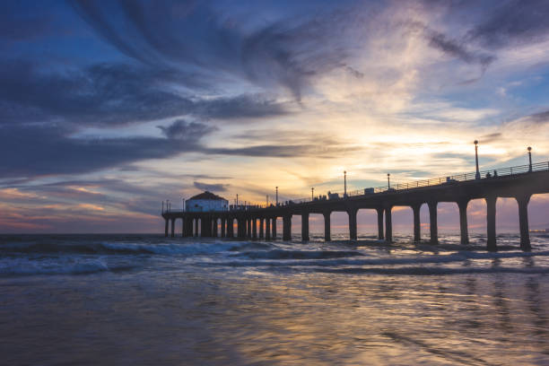 istock Stunning Sunset at Manhattan Beach Pier 957155760