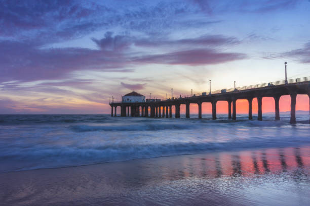 istock Stunning Sunset at Manhattan Beach Pier 957155772