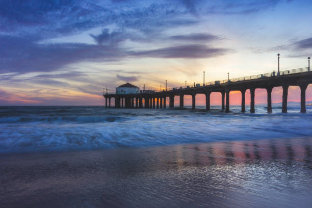 istock Stunning Sunset at Manhattan Beach Pier 957155796