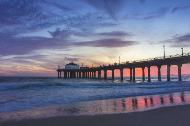 istock Stunning Sunset at Manhattan Beach Pier 957155810