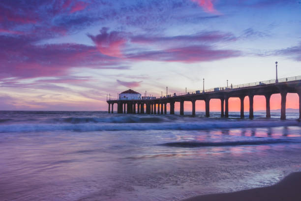 istock Stunning Sunset at Manhattan Beach Pier 957155814