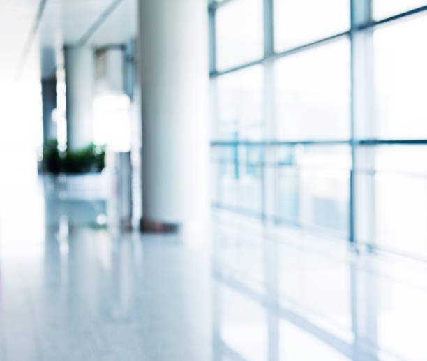 istock Defocused airport corridor for background 957162854