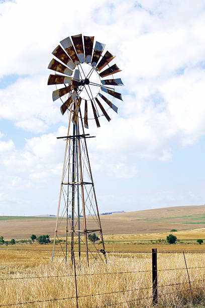 istock Windmill on a farm in South Africa 95716288