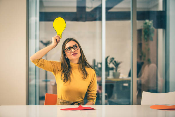 istock Intelligent woman 957164098