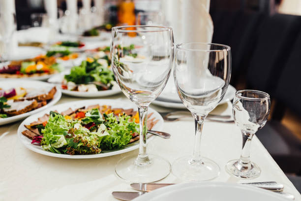 istock Served dishes to the table for holiday. 957168330