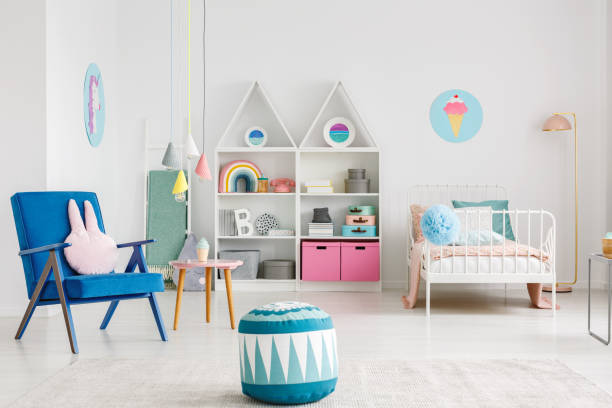 istock Colorful kid's room interior 957178610