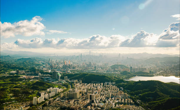istock Shenzhen city skyline in China 957183332
