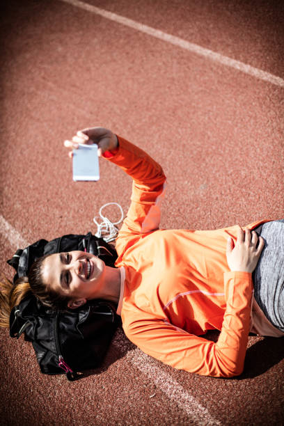 istock Time for self picture after good workout. 957190014