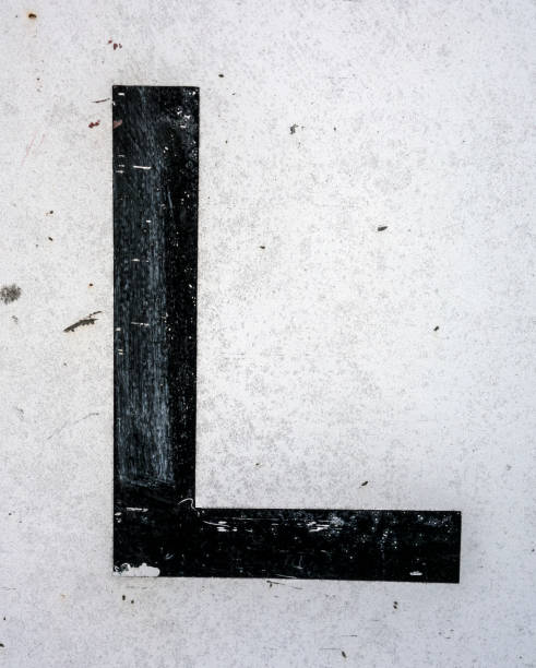 istock Written Wording in Distressed State Typography Found Letter L 957201676