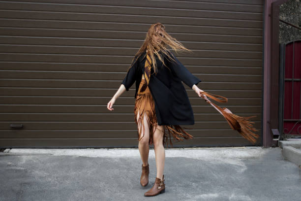 istock Boho style on red hair girl. 957219112