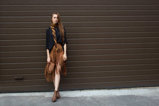 istock Boho style on red hair girl. 957219116