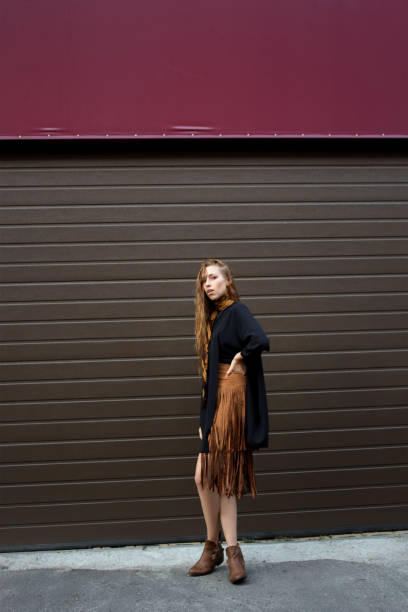 istock Boho style on red hair girl. 957219156