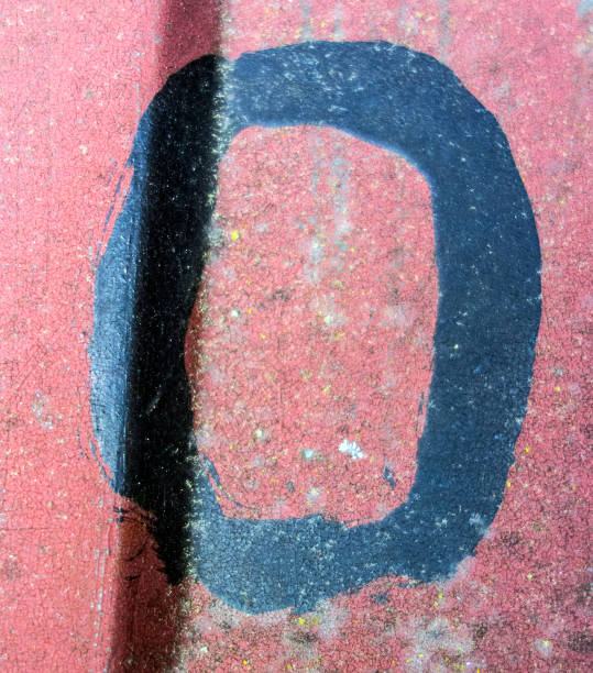istock Written Wording in Distressed State Typography Found Letter O 957240892