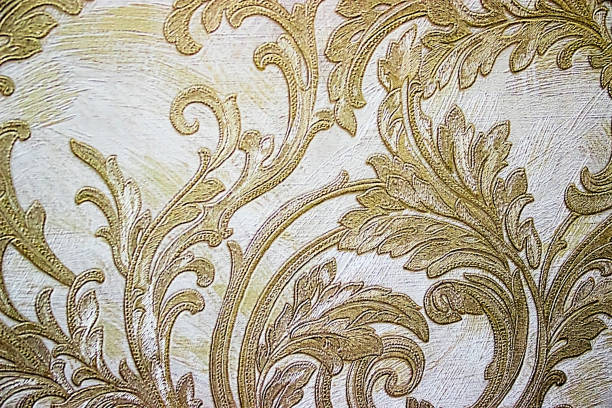 istock beautiful brilliant golden wallpaper 957243740