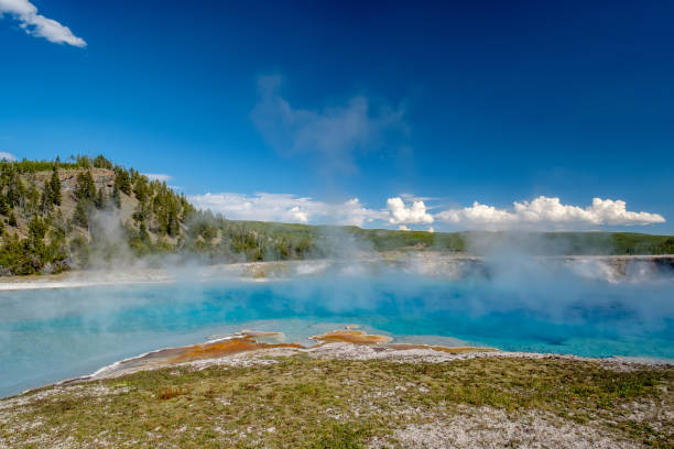 istock Hot thermal spring in Yellowstone 957245188