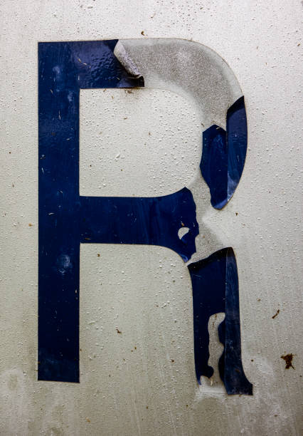 istock Written Wording in Distressed State Typography Found Letter R 957253462