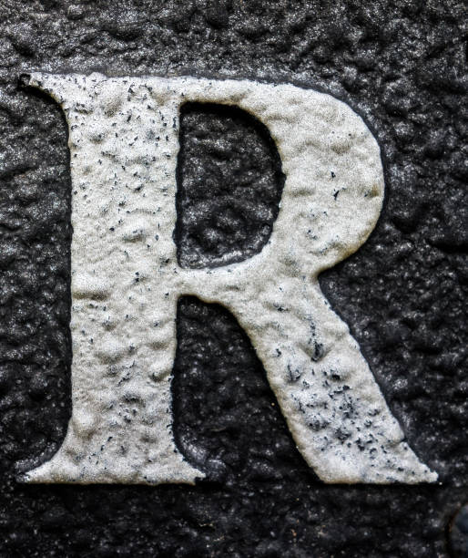 istock Written Wording in Distressed State Typography Found Letter R 957256298