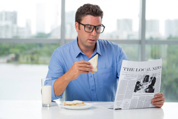 istock Breakfast and news 957256886