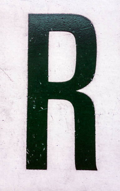 istock Written Wording in Distressed State Typography Found Letter R 957258360
