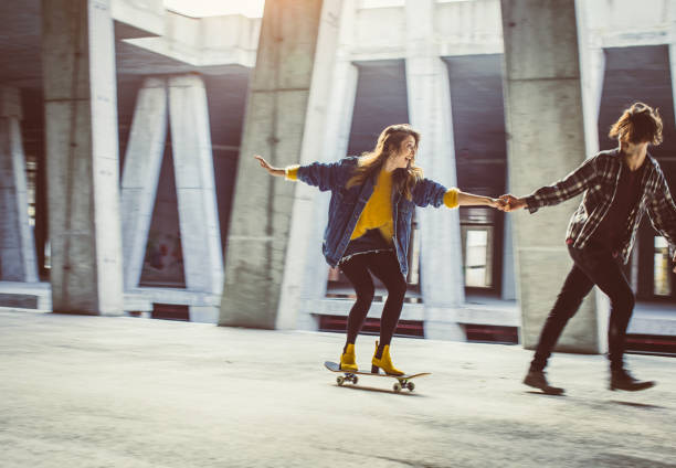istock Group of Teenagers Hanging Out 957262012