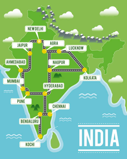 369 Tamil Nadu Map Illustrations & Clip Art - iStock