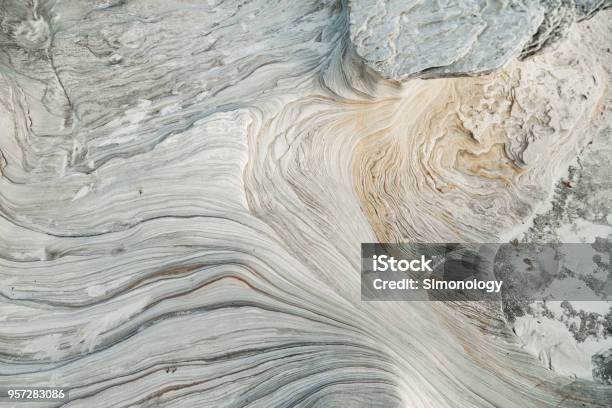 Rock Formations From Above Australian Coast Stock Photo - Download Image Now - Nature, Textured, Rock - Object
