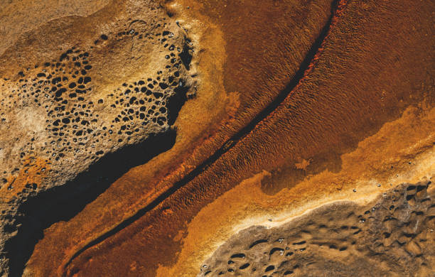Rock formations from above, Australian Coast