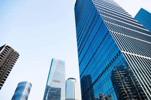 istock Modern glass skyscrapers 957283960