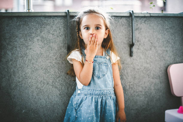 I didn't do it I didn't do it 4 year old girl stock pictures, royalty-free photos & images