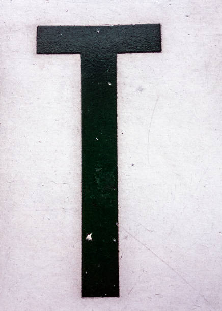 istock Written Wording in Distressed State Typography Found Letter T 957284728