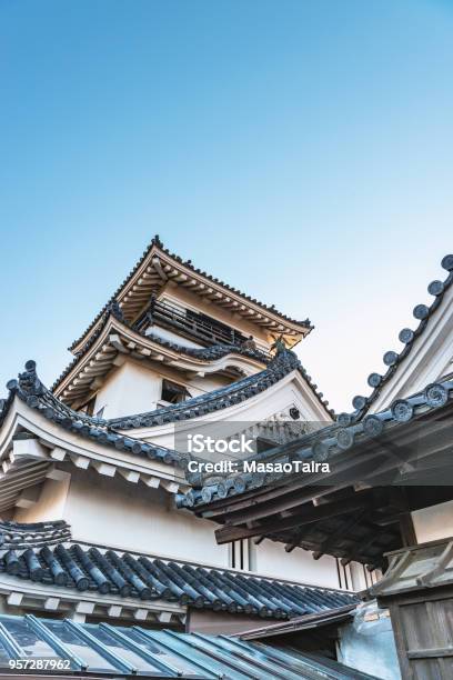 Foto de Torre De Castelo O Castelo De Kochi Em Kochi Japão e mais fotos de stock de Armação de Construção
