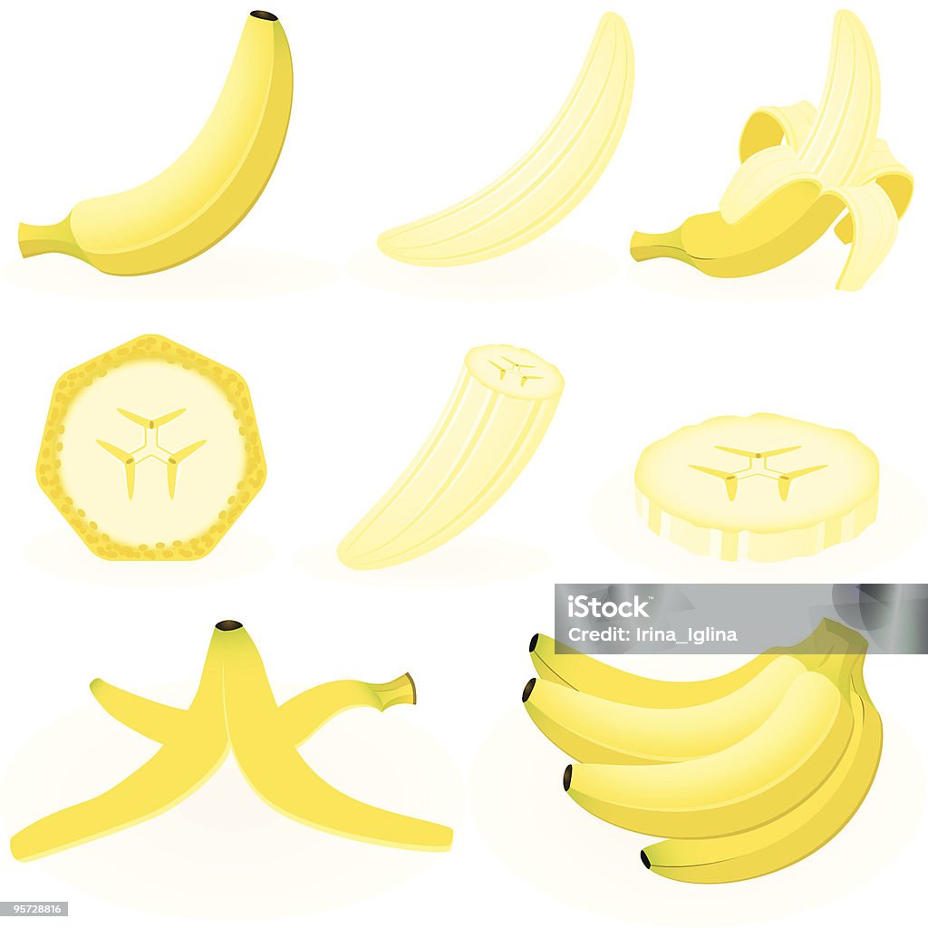 Banana - Lizenzfrei Banane Vektorgrafik