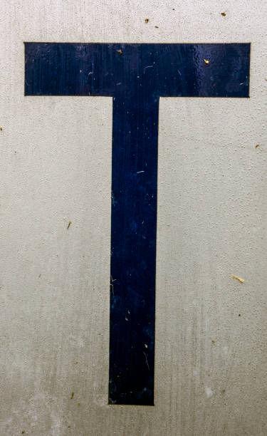 istock Written Wording in Distressed State Typography Found Letter T 957289182