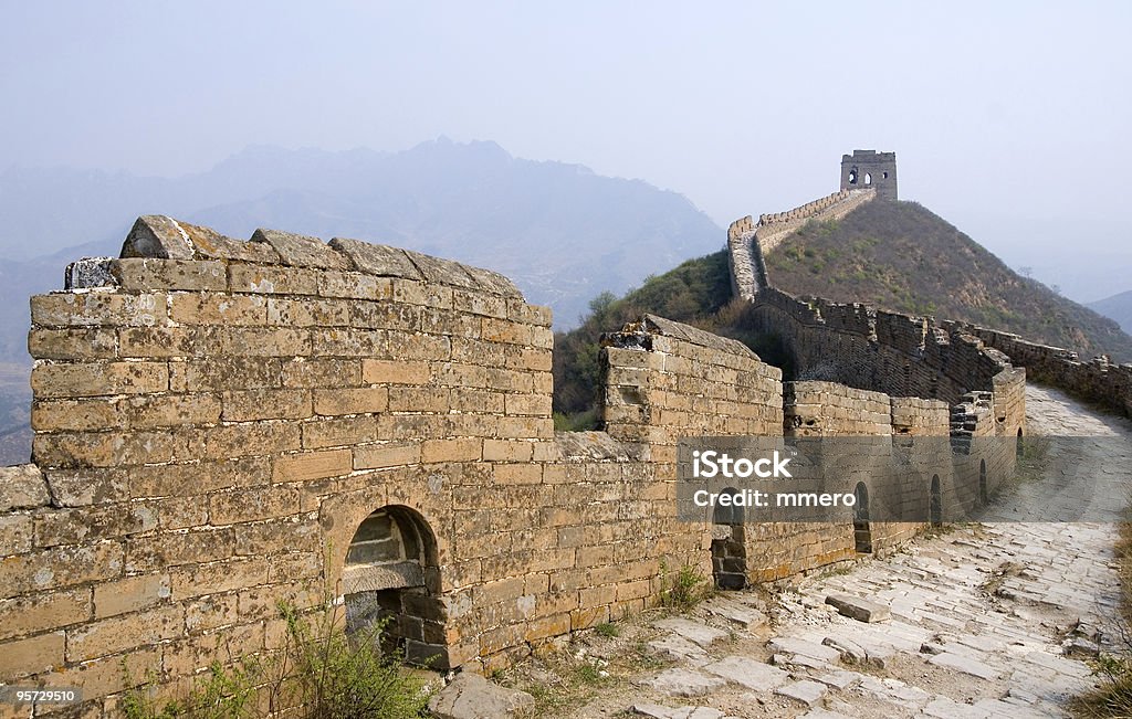 Famosa muralla en Simatai - Foto de stock de Aire libre libre de derechos