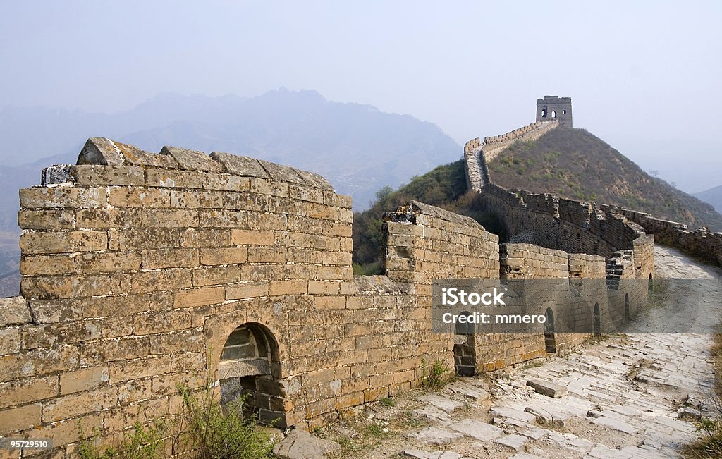 Célèbre Grande Muraille de Chine à Simatai - Photo de Antique libre de droits