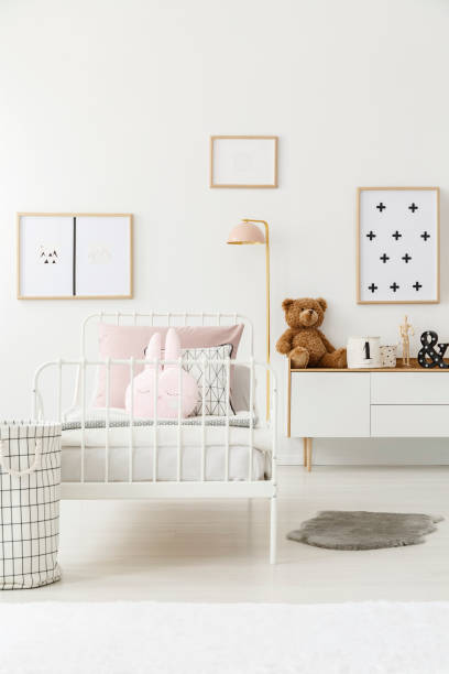 istock Kids bed in room 957312208