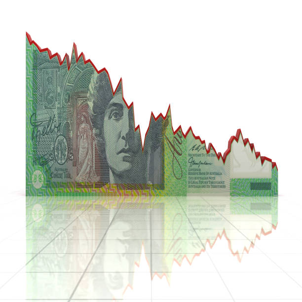 istock Australian dollar money finance stock exchange graph 957317258