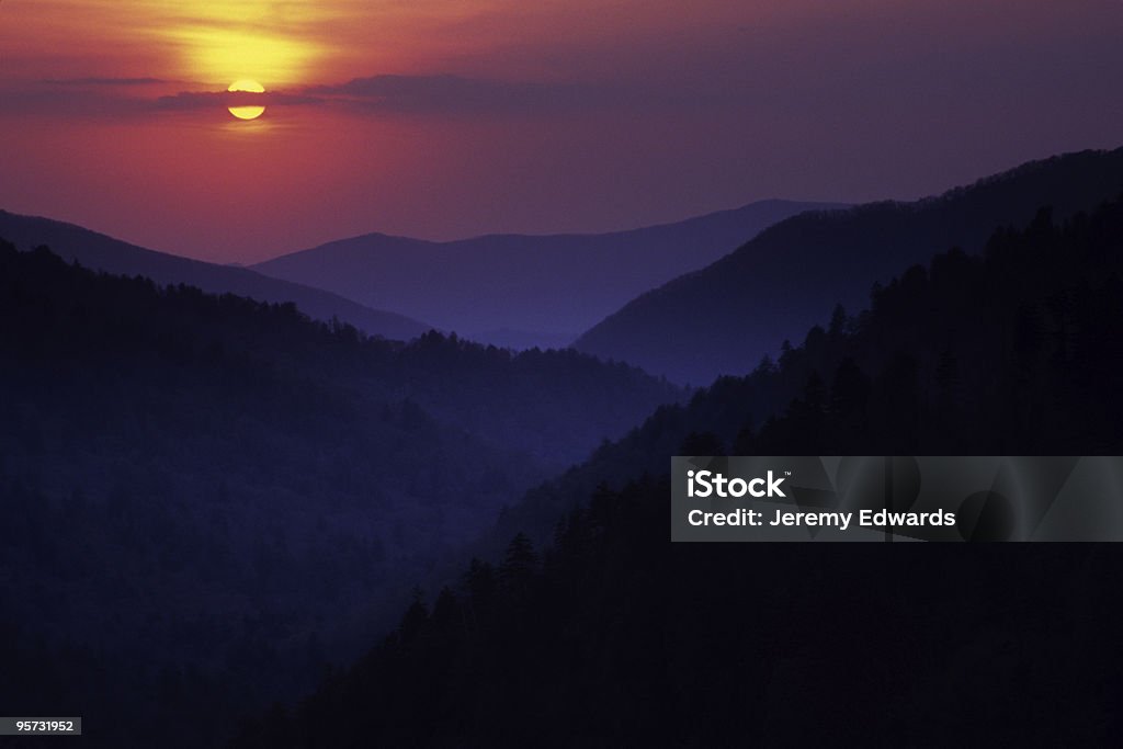 Great Smoky Mountains) 의 모턴 오버룩 - 로열티 프리 공중 뷰 스톡 사진