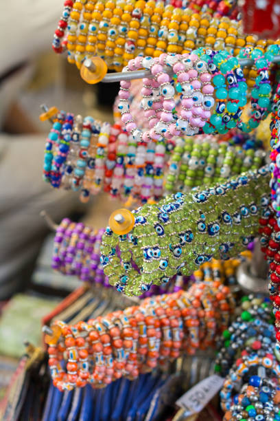 istock Beads of bracelet various type and color 957322316