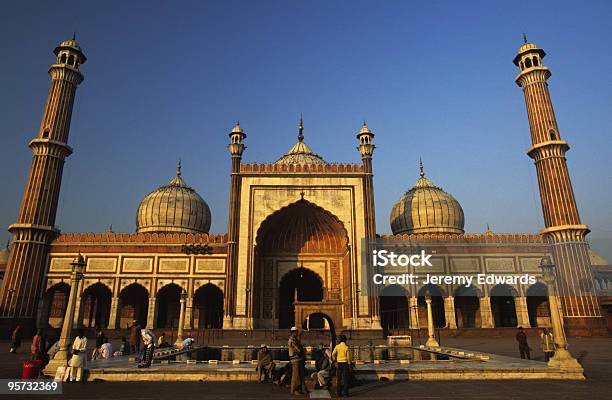 지마 마지드 사원 뉴 델리 인도 Mughal Empire에 대한 스톡 사진 및 기타 이미지 - Mughal Empire, 건물 외관, 건물 정면