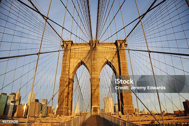 Brooklyn Bridge ニューヨーク 米国 - つり橋のストックフォトや画像を多数ご用意 - つり橋, アメリカ合衆国, カラー画像