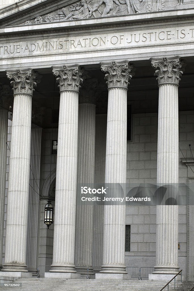 Columns outside Law Court  Architectural Column Stock Photo