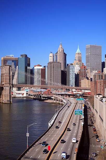 istock Brooklyn Bridge, FDR and Downtown Manhattan 95732503