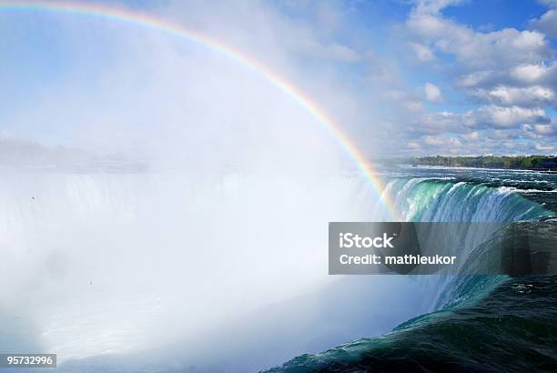 Cascate Del Niagara - Fotografie stock e altre immagini di Acqua - Acqua, Acqua corrente, Acqua fluente