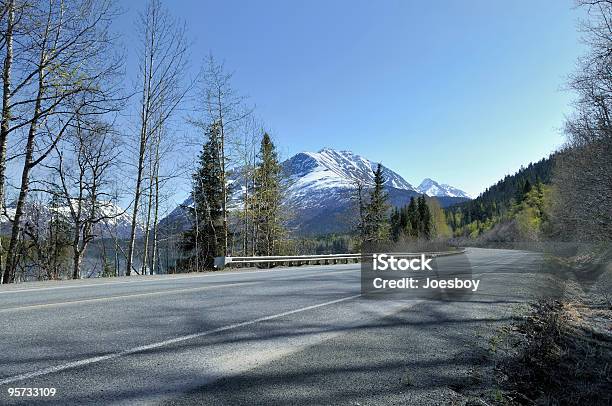 Seward Autostrada Wieczorem Widok - zdjęcia stockowe i więcej obrazów Seward - Alaska - Seward - Alaska, Droga, Stan Alaska