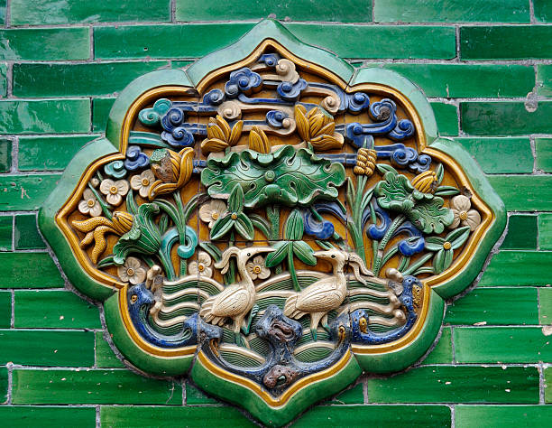 istock Forbidden City Green Wall Plaque 95733146