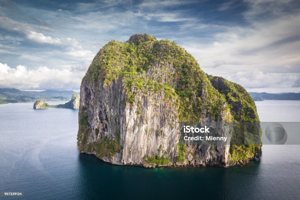 Pinagbuyutan Island El Nido Palawan Philippines Aerial drone point of view down to beautiful Pinagbuyutan Island, El Nido, Palawan Island, Philippines, Asia Aerial View Stock Photo Pinagbuyutan Island El Nido Palawan Philippines Aerial drone point of view down to beautiful Pinagbuyutan Island, El Nido, Palawan Island, Philippines, Asia Aerial View Stock Photo